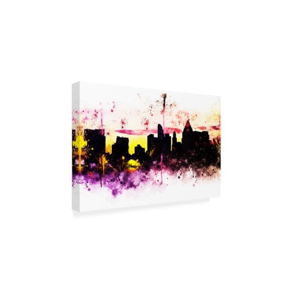 Philippe Hugonnard 'NYC Watercolor Collection - Colors Sunrise' Canvas Art,16x24